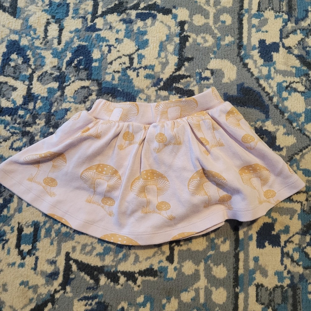 NWT Kate Quinn Golden Toadstool Skirted Bloomer‎ 18-24m Mushroom